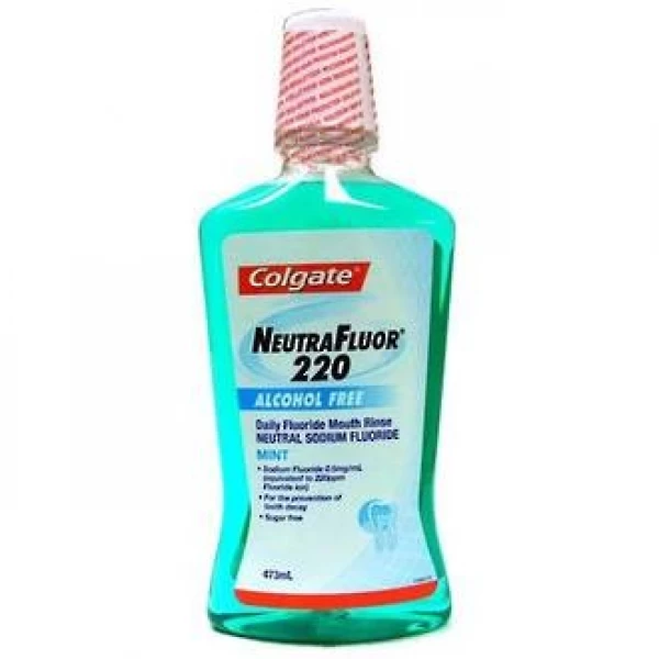 Colgate Neutrafluor 220 Alcohol Free Mouthwash 473 mL